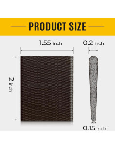 Zonon 16 Piezas Sello de Esquina Aislante para Puerta Marrón 2