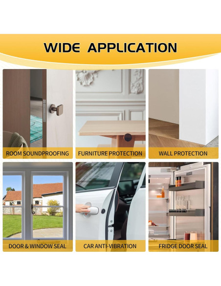 Cinta de Sellado Bonison 8m - Aislamiento Acústico Negro