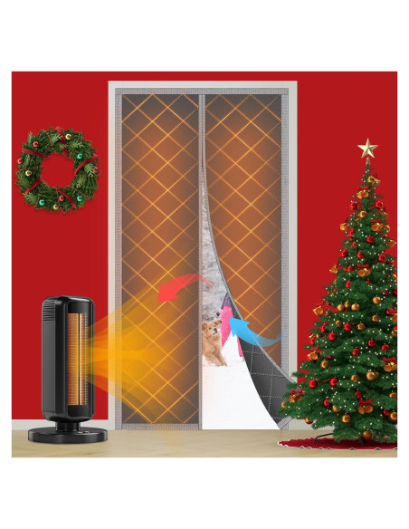 Cortina de Puerta Aislante Magnética TORRAMI 96.5x208.3cm