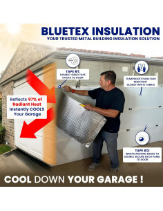 Kit de Aislamiento BlueTex 21.95m para Puertas de Garaje 2 Coches 2