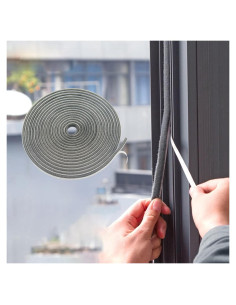 Cinta Selladora Bruiefpap 39.4FT Gris 0.35" Ancho Aislamiento