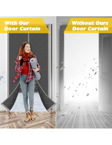 Cortina de Puerta Aislante Magnética TORRAMI 96.5x208.3cm