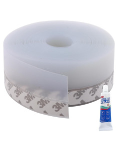 Burlete de Silicona ZERITO 10m para Puertas y Ventanas