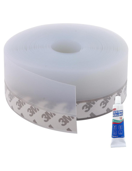 Burlete de Silicona ZERITO 10m para Puertas y Ventanas