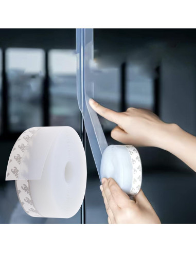 Burlete de Silicona ZERITO 10m para Puertas y Ventanas