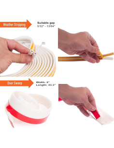 Kit de Aislamiento Acústico Kanzzy para Puertas y Ventanas 2