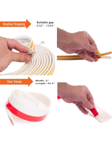 Kit de Aislamiento Acústico Kanzzy para Puertas y Ventanas