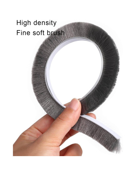 Cinta Aislante de Fieltro MILEQEE 10m x 1.5cm Gris