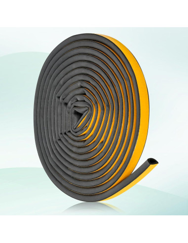 Sello de Puerta de Goma Amzjjle 6.4oz 19.7ft Aislamiento Acústico