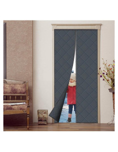 Cortina de Puerta Aislante Térmica MRPAPA 91.4x208.3cm Gris