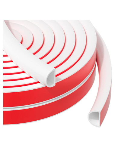 Tira de Sellado de Silicona ETSSXYSO 7.01m Blanco 0.95cm x 0.64cm