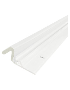 Juego de topes de puerta Randall 2 piezas Aluminio Q-LON Blanco