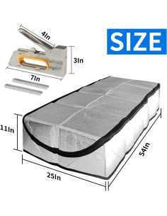 Cubierta de Aislamiento para Puerta de Ático Storystore 137x63 cm 2