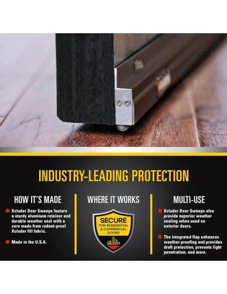 Barrera de Puerta Xcluder 91.44 cm a Prueba de Ratas