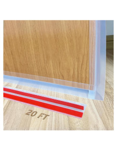 Tapón de Draft Goolife 6.1 m Silicona Transparente para Puertas