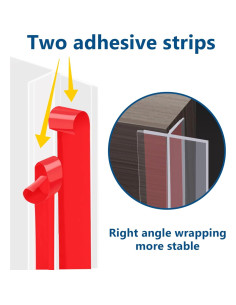 Tapón de Draft Goolife 6.1 m Silicona Transparente para Puertas 2