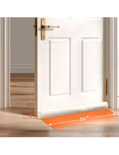 Freno de Corriente Sunolga 96.5 cm Beige Aislante Acústico 2