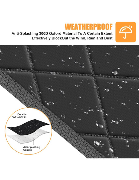 Cortina de Puerta Térmica Aislada Magnética LIAMST 183x203cm