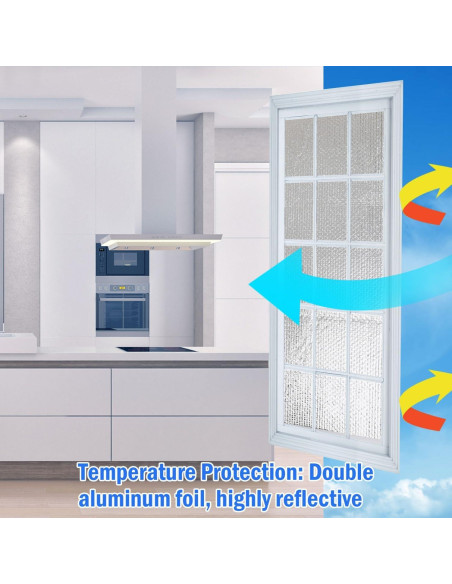 Aislamiento Reflectante Doble YoleShy 61 cm x 3 m para Ventanas