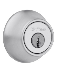 Cerradura de Pestillo Kwikset 660 Cromo Satinado Cilindro Simple