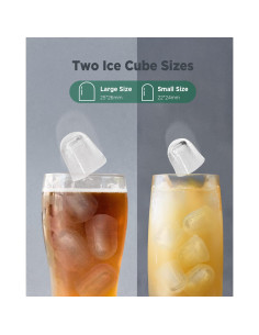 Máquina de Hielo Silonn SLIM09B 11,79 kg 9 Cubos en 6 Min 2