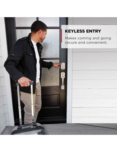 Cerradura Electrónica Kwikset SmartCode 260 Niquel Satinado