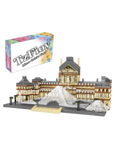 Set de Bloques de Construcción TzFioy Museo del Louvre 3377 Piezas