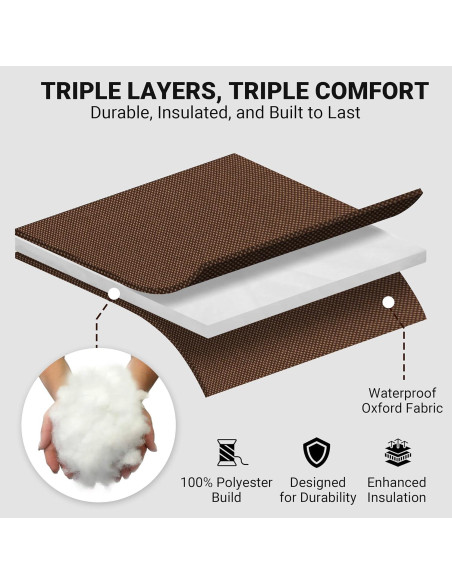 Cortina Térmica Aislante Magnética TemperDoor 38x80 cm Marrón