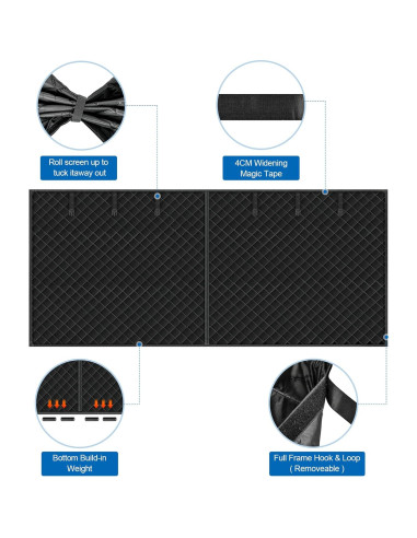 Cortina Aislante Térmica LIAMST para Puerta de Garaje 2.74x2.13m