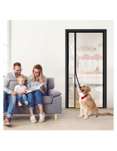 Cortina de Puerta Aislante Sunmoxia 34x80cm Transparente