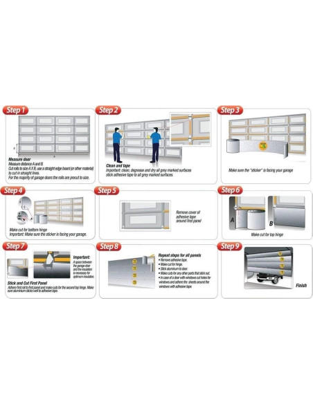 Kit Aislamiento Puerta Garaje Southeast Energy 30 Rollos 2x4