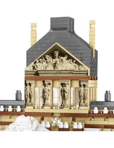 Set de Bloques de Construcción TzFioy Museo del Louvre 3377 Piezas