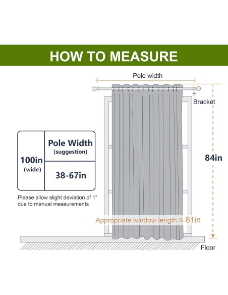 Cortina Blackout NICETOWN Gris 100x84 cm Aislante Térmico