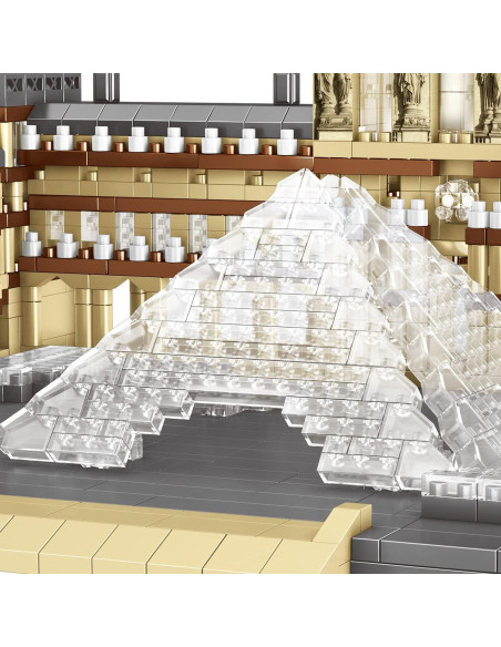 Set de Bloques de Construcción TzFioy Museo del Louvre 3377 Piezas