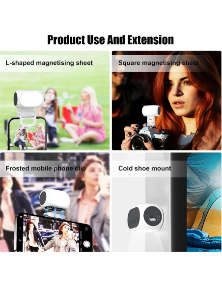 Luz de Relleno Magnética OneNine para Gimbal DJI OM5 40 LED