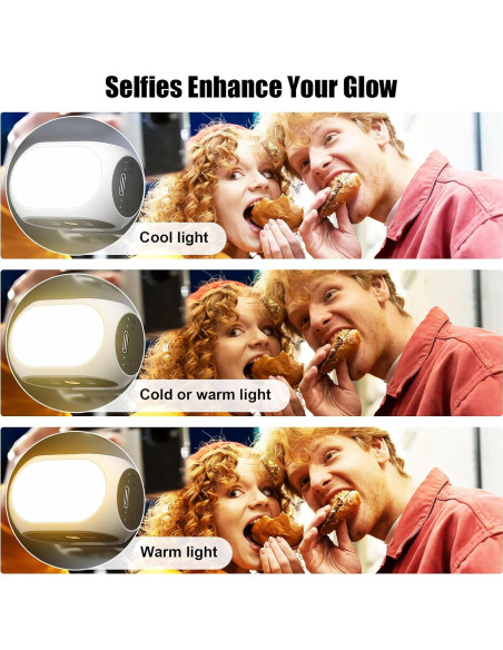 Luz de Relleno Magnética OneNine para Gimbal DJI OM5 40 LED