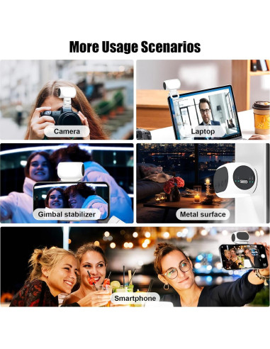 Luz de Relleno Magnética OneNine para Gimbal DJI OM5 40 LED