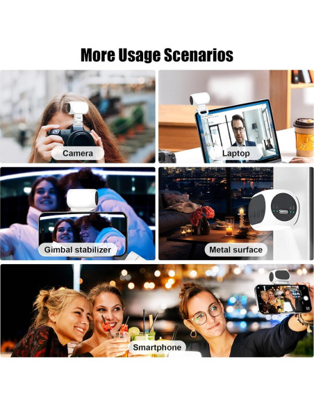 Luz de Relleno Magnética OneNine para Gimbal DJI OM5 40 LED