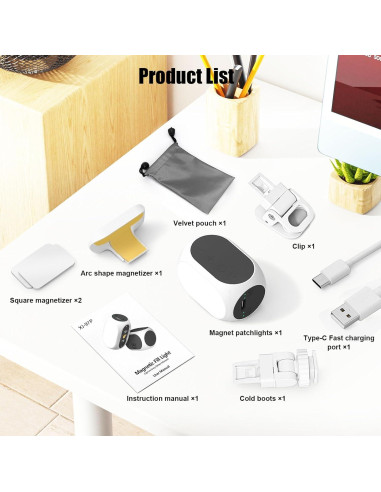 Luz de Relleno Magnética OneNine para Gimbal DJI OM5 40 LED