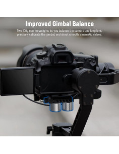 Kit de Contrapesos y Abrazadera NEEWER para Gimbal DJI y ZHIYUN 2