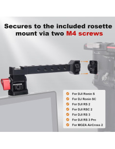 Brazo de Extensión para Monitor Mechrig 360 Aluminio con Zapata Fría 2