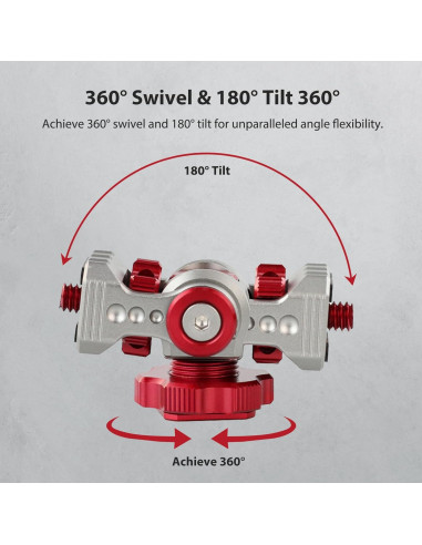Monitor Pan-Tilt Came-TV 61010 para DSLR y Smartphones