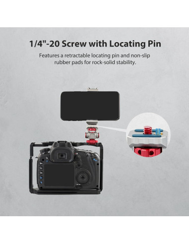 Monitor Pan-Tilt Came-TV 61010 para DSLR y Smartphones