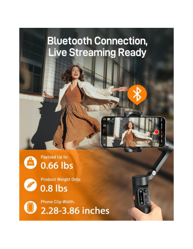 Gimbal Estabilizador Hohem iSteady M6 y X3 SE para Smartphone