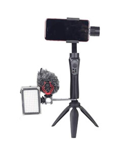 Soporte de Micrófono Triple para Gimbal Atoptek - Aluminio 2