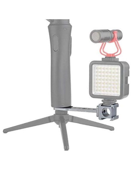 Soporte de Micrófono Triple para Gimbal Atoptek - Aluminio