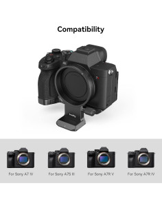 Placa de Montaje Rotatable SmallRig 4148 para Sony Alpha 7R V/7 IV/7S III 2