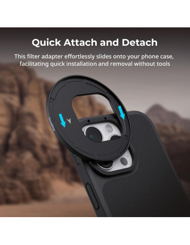 Adaptador de Filtro Magnético 67mm SmallRig 4993 para iPhone 16