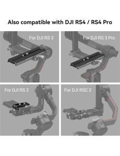 Placa de Liberación Rápida SmallRig 3154 para Gimbals DJI RS 2/3 2