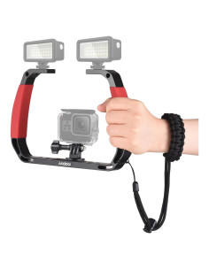 Kit de Montaje Andoer para Cámara Deportiva - Aluminio Rojo
